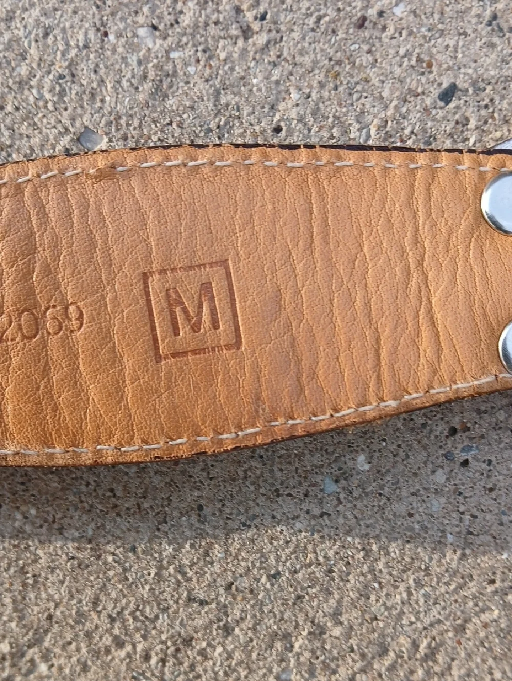 Fossil Leather Belt Womens Sz M Silver Buckle Brown Leather Sz M  28